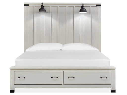 Harper Springs Complete King Panel Storage Bed image