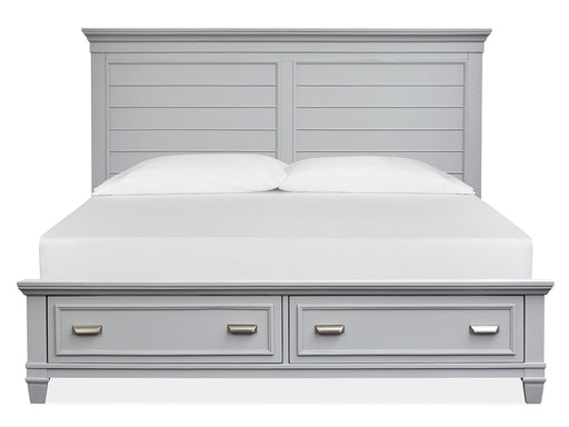 Charleston Complete King Panel Storage Bed - Grey image