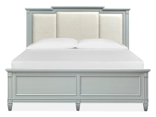 Glenbrook Complete King Panel Bed W/Upholstered Headboard image