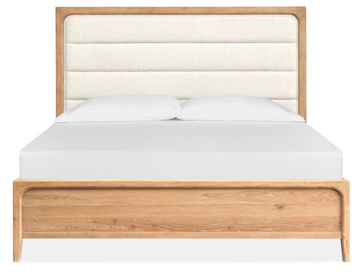Somerset Complete King Panel Bed W/Upholstered Headboard image