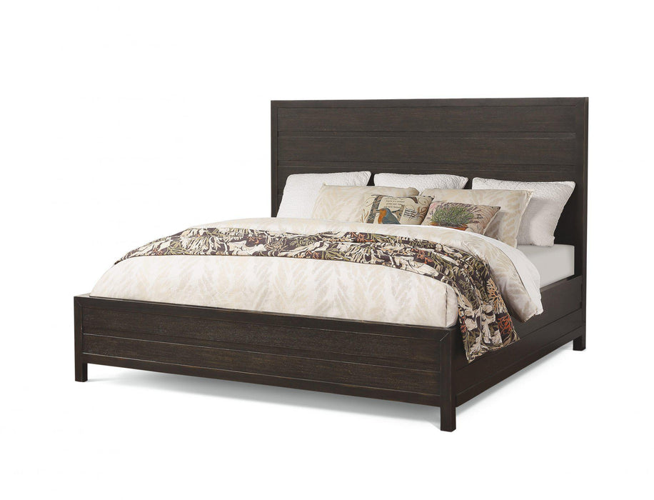 Flexsteel Wynwood Cologne Queen Panel Bed in Dark Brown image