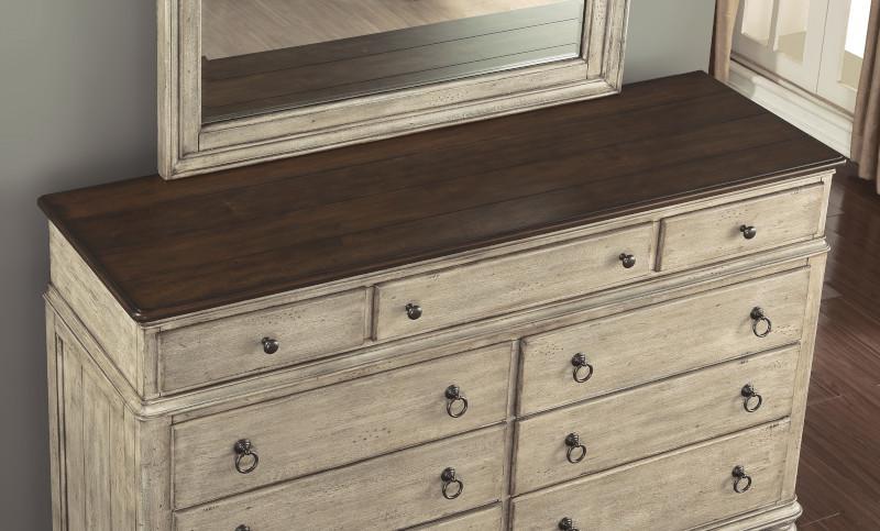 Flexsteel Wynwood Plymouth Dresser in Whitewash Wood