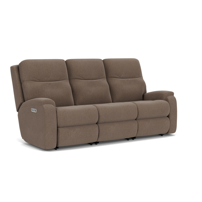 Penn 2860-62L Power Reclining Sofa with Power Headrests & Lumbar