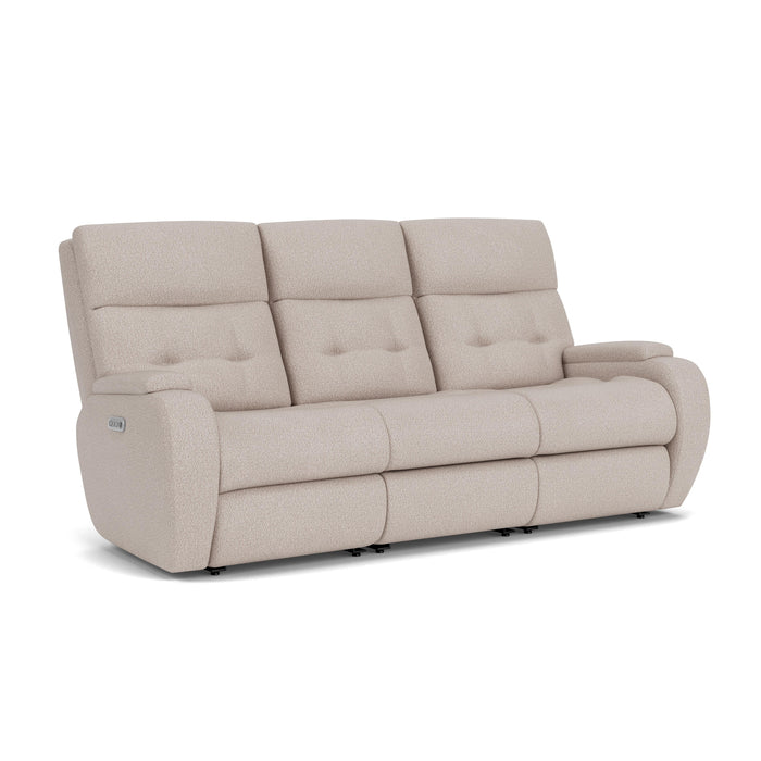 Strait 2906-62H Power Reclining Sofa with Power Headrests