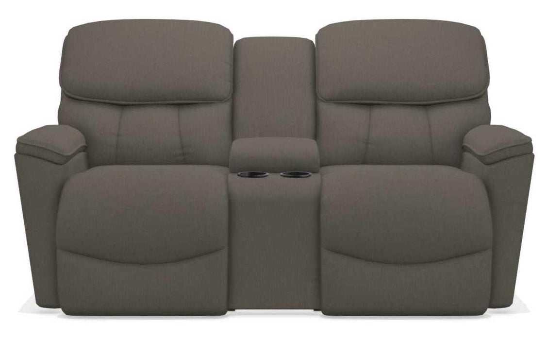 La-Z-Boy Kipling Granite Power Reclining Loveseat With Headrest and Console image