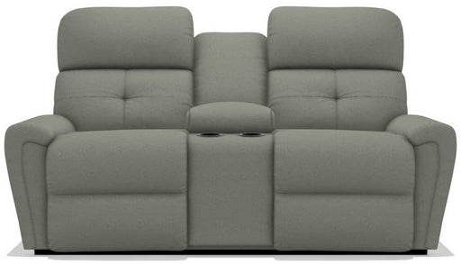 La-Z-Boy Douglas Fossil Power Reclining Loveseat with Headrest and Console image