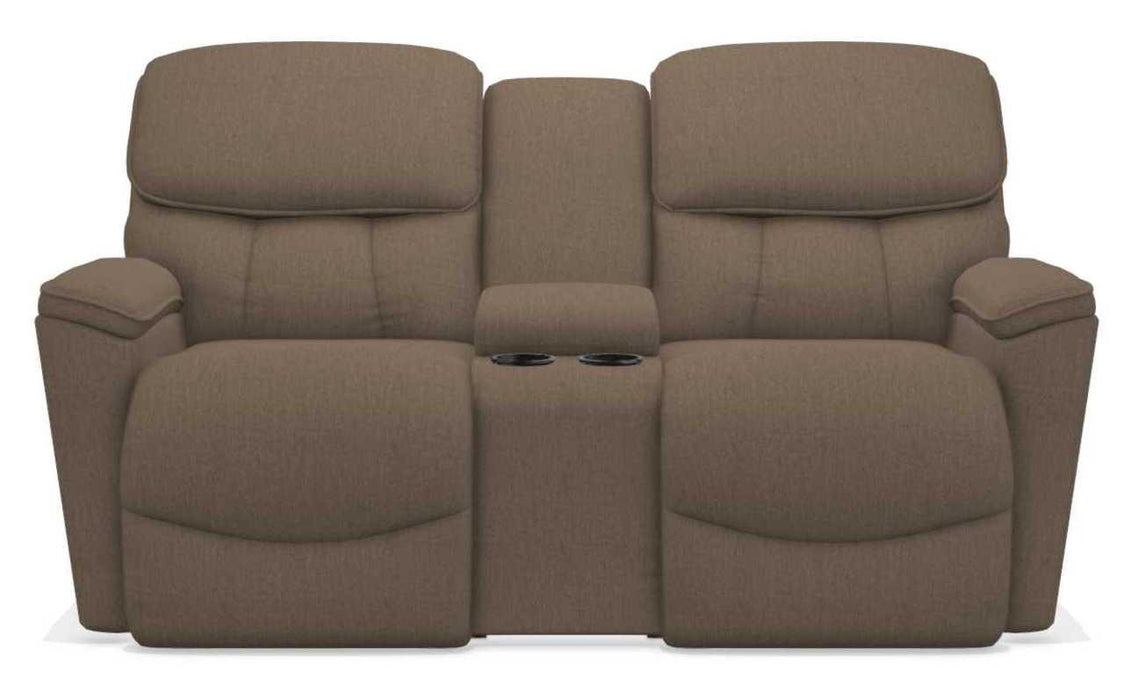 La-Z-Boy Kipling Java Power Reclining Loveseat With Headrest and Console image