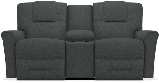 La-Z-Boy Easton Slate Power Reclining Loveseat with Headrest And Console image
