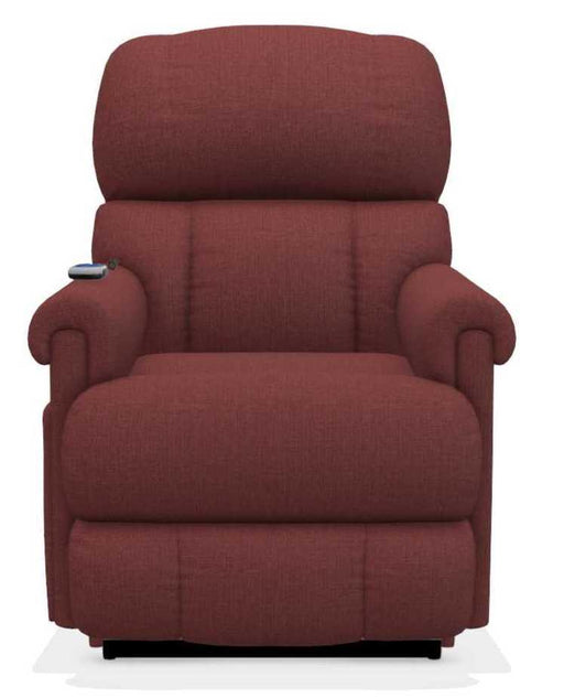 La-Z-Boy Pinnacle Platinum Merlot Power Lift Recliner with Headrest and Lumbar image