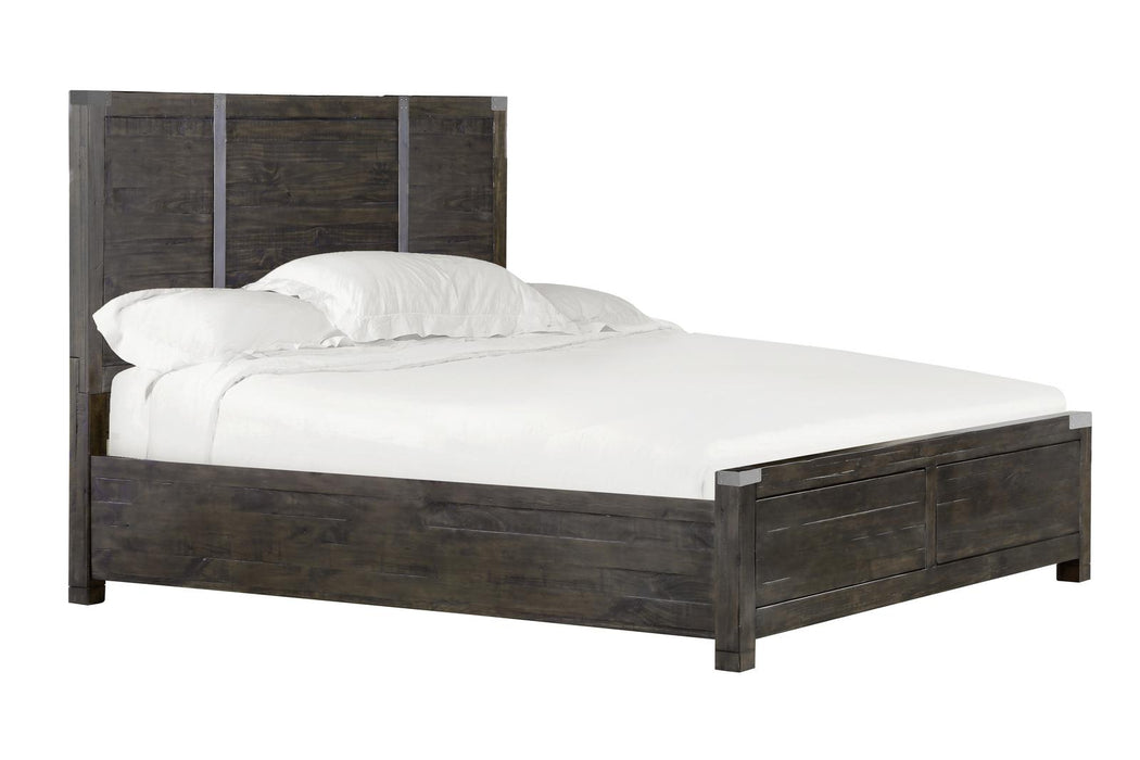 Magnussen Abington California King Panel Bed in Weathered Charcoal