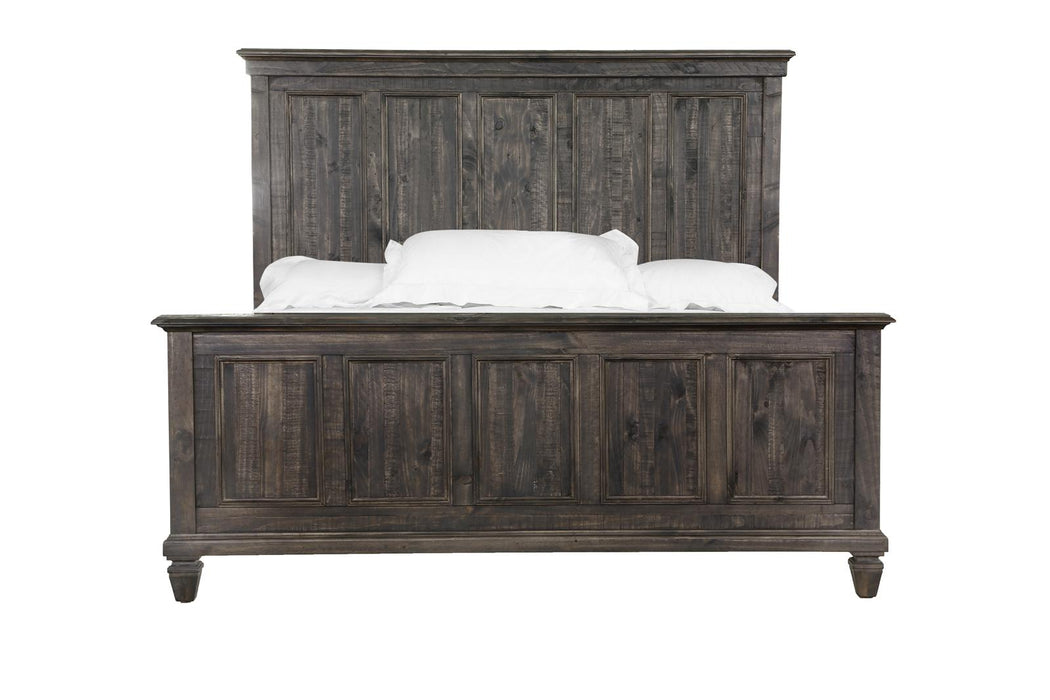 Magnussen Calistoga King Panel Bed in Weathered Charcoal