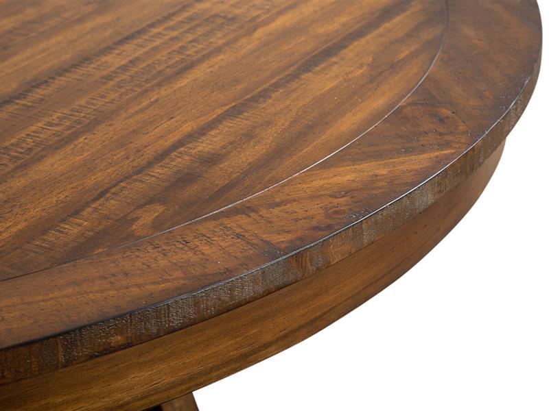 Magnussen Furniture Bay Creek 52" Round Dining Table in Toasted Nutmeg