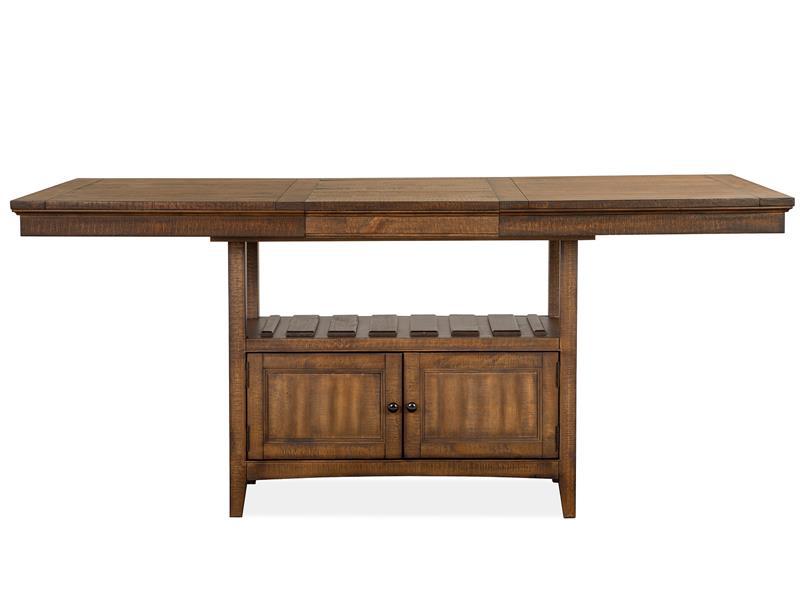 Magnussen Furniture Bay Creek Counter Height Dining Table in Toasted Nutmeg