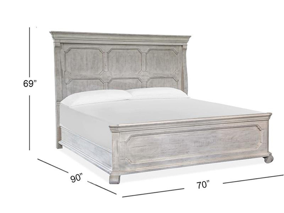 Magnussen Furniture Bronwyn California King Panel Bed in Alabaster B4436-74