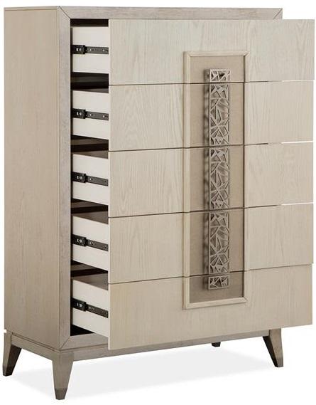 Magnussen Furniture Lenox 5 Drawer Chest in Acadia White