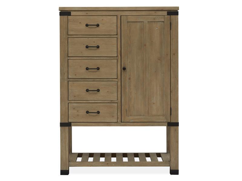Magnussen Furniture Madison Heights Door Chest in Weathered Fawn