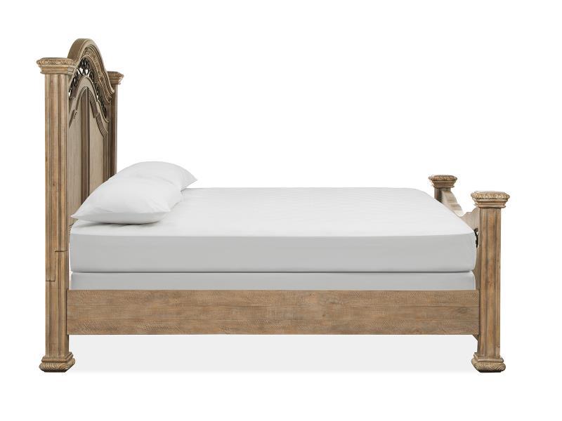 Magnussen Furniture Marisol Queen Panel Bed in Fawn/Graphite