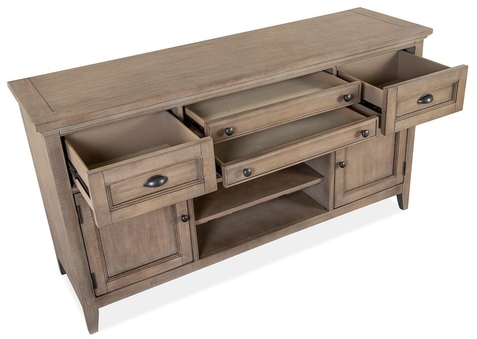 Magnussen Furniture Paxton Place Buffet in Dovetail Grey