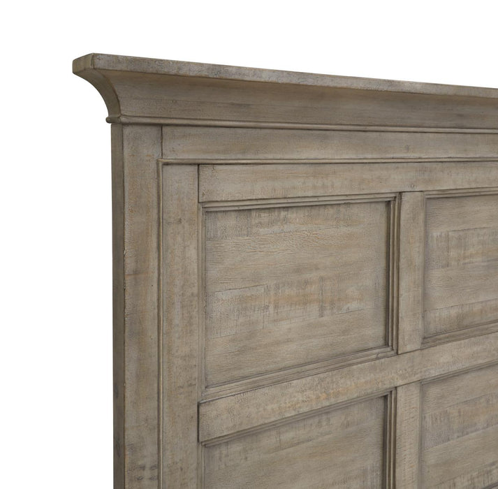 Magnussen Furniture Paxton Place Queen Panel Bed in Dovetail Grey