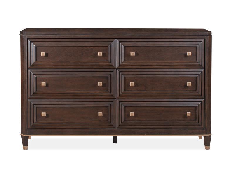 Magnussen Furniture Zephyr Double Drawer Dresser in Sable