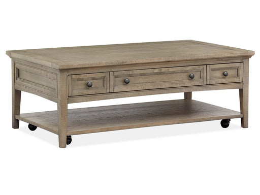 Paxton Place Rectangular Cocktail Table W/Casters image